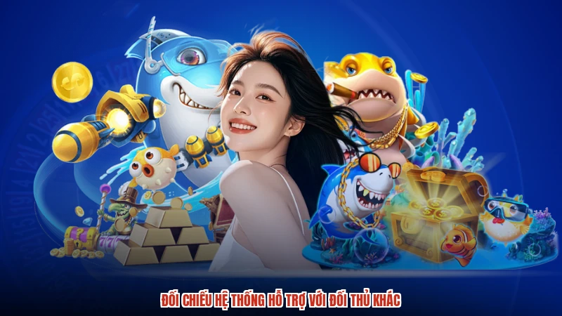 Đối chiếu hệ thống hỗ trợ với đối thủ khác