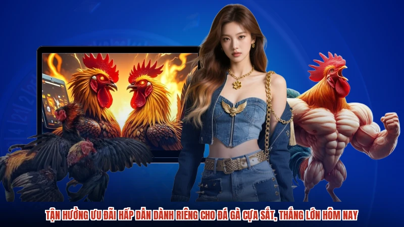 Tận hưởng ưu đãi hấp dẫn dành riêng cho đá gà cựa sắt, thắng lớn hôm nay