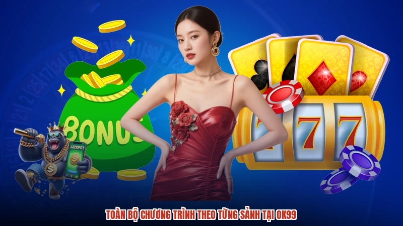 Toàn bộ chương trình theo từng sảnh tại OK99